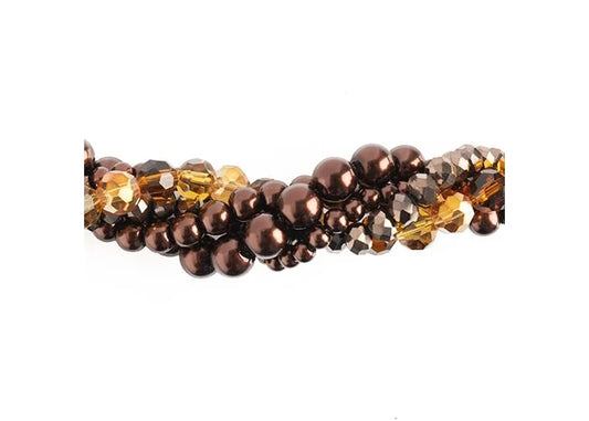 Crystal Lane Diy Twisted Bead Strands Plumeria