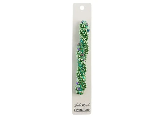 Crystal Lane Diy Twisted Bead Strands Green Hydrangea