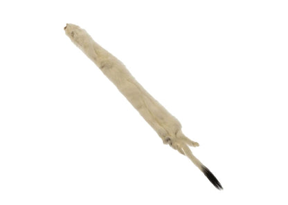 ERMINE FUR SKIN SMALL 12IN APROX WHITE