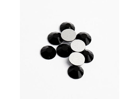 Crystal Lane Diy Flat Back Rhinestones Ss12 (3mm) Jet 432pcs
