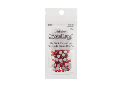 CRYSTAL LANE DIY FLAT BACK RHINESTONES SS20(4.7MM) LIGHT SIAM 144PCS