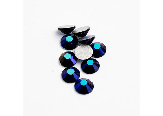 CRYSTAL LANE DIY FLAT BACK RHINESTONES SS20(4.7MM) JET AB 144PCS