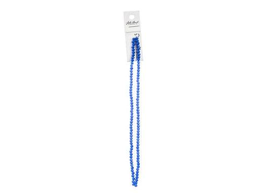 Crystal Lane Diy Rondelle 2 Strand 7in (apx110pcs) 3x4mm Opaque Dark Sapphire