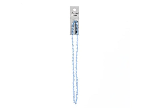 Crystal Lane Diy Rondelle 2 Strand 7in (apx110pcs) 3x4mm Opaque Light Periwinkle