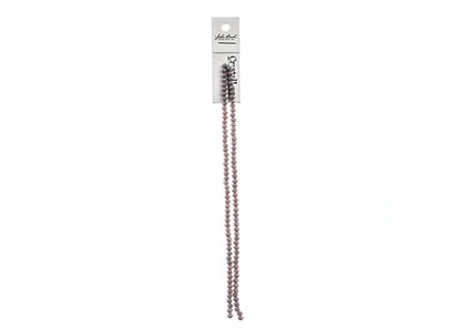 CRYSTAL LANE DIY RONDELLE 2 STRAND 7IN (APX110PCS) 3X4MM OPAQUE GREY