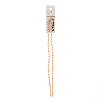 CRYSTAL LANE DIY BICONE 2STRAND 7IN (APX96PCS) 4MM OPAQUE CREAM AB