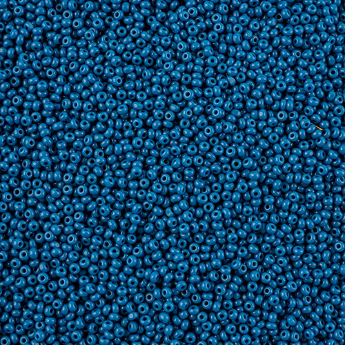 CZECH SEED BEAD 13/0 CUT OPAQUE DARK BLUE LOOSE 100 G
