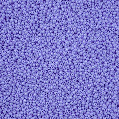 CZECH SEED BEAD 13/0 CUT OPAQUE PALE BLUE LOOSE 100 G