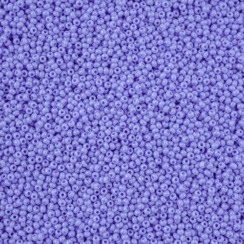 CZECH SEED BEAD 13/0 CUT OPAQUE PALE BLUE LOOSE 100 G