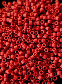 Red Matte-Dyed Delica 11/0 DB-796 - Turtle Island Beads And Silver
