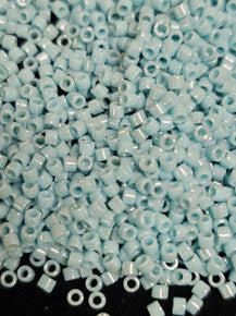 Light Aqua Glazed Luster Delica 11/0 DB-0217 - Turtle Island Beads And Silver