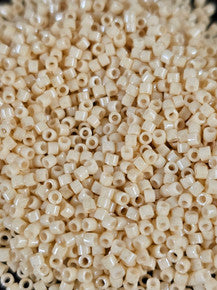 Light Beige Glazed Luster Delica 11/0 DB-204 - Turtle Island Beads And Silver
