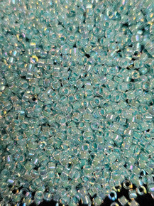 Dark Aqua AB Lined-Dyed Delica 11/0 DB-79 - Turtle Island Beads And Silver
